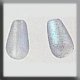 12259 Glass Treasures-Pearshape Bead 8/5mm Matte Crystal (Qty. 2) MAIN